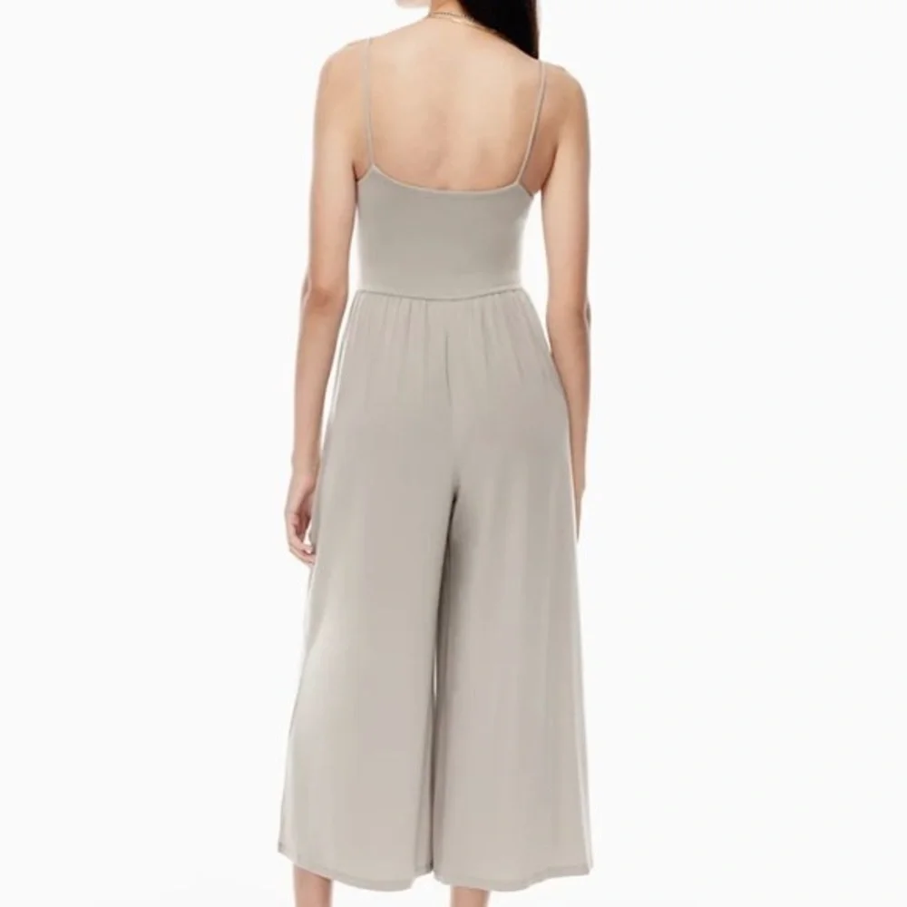 Aritzia Wilfred Market Wide Leg‎ Jumpsuit Basalt Gray S - Picture 3 of 8